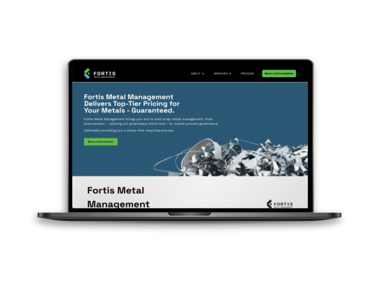 website design for scrap metal service